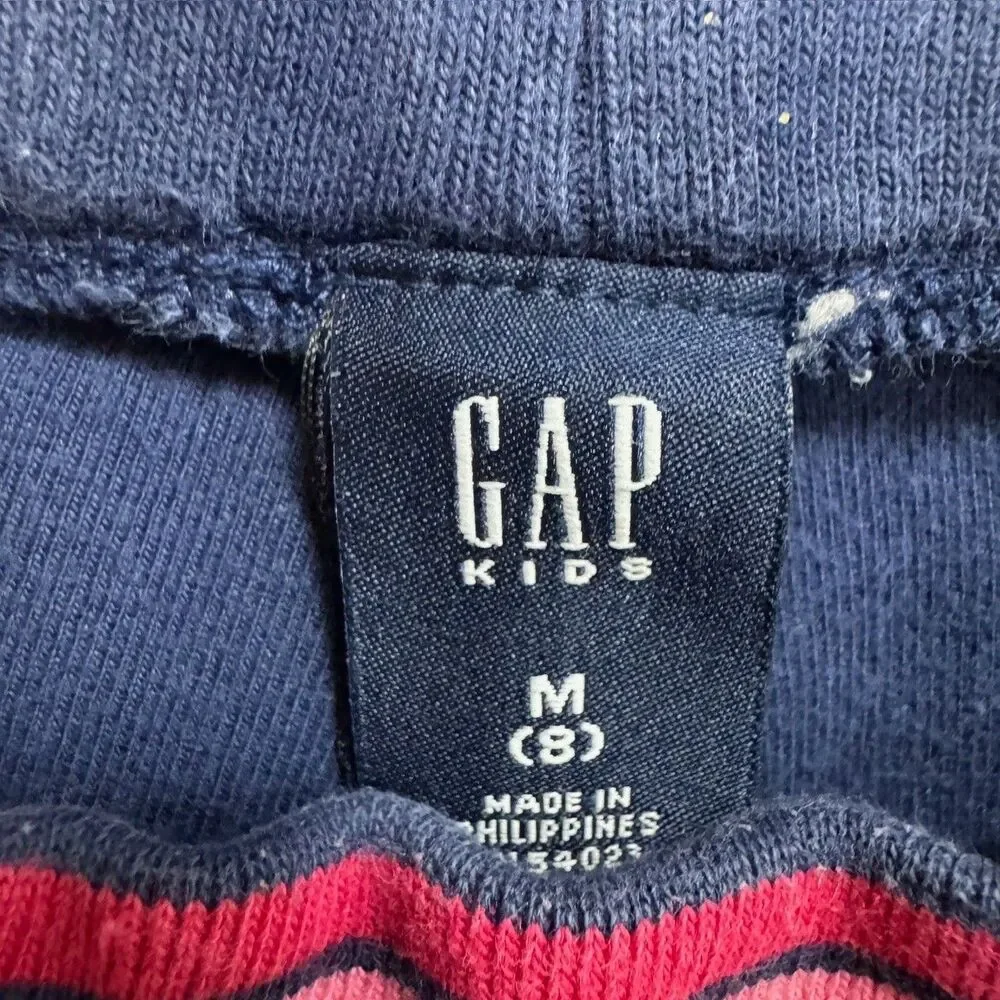Gap Rainbow Tracksuit Set Girls 8 Navy Blue Winter Warm Cozy Jacket Pants Outfit